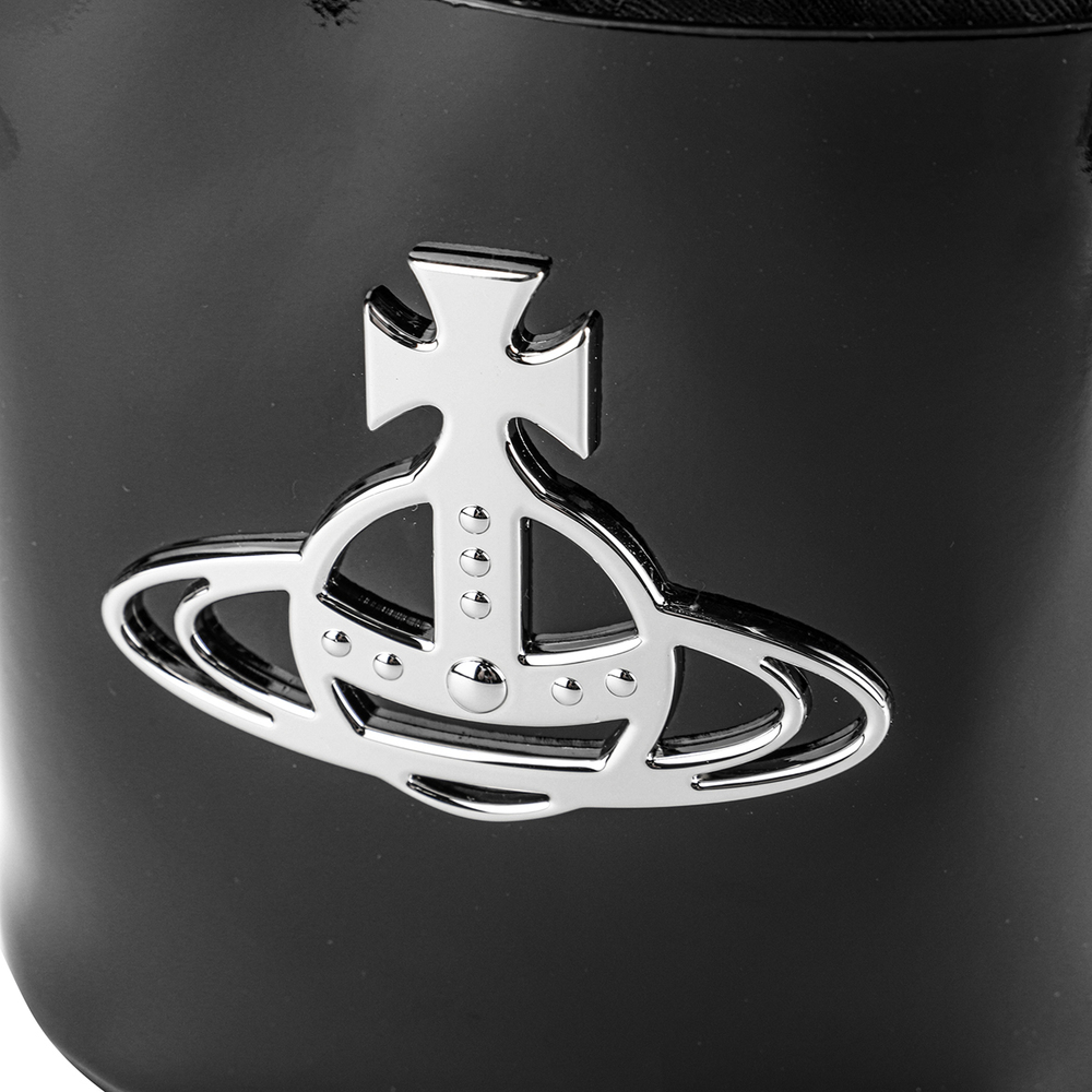 Vivienne Westwood Shoulder Bag Shiny Patent Black - Picture 7 of 9